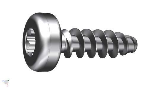 Schriever STS 5x12mm Edelstahl Thermoplast-Linsenzylinderkopfschraube KN1039