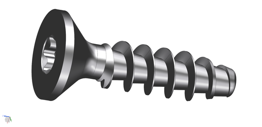 Schriever STS 2,5x8mm Edelstahl Thermoplast-Senkkopfschraube KN1041