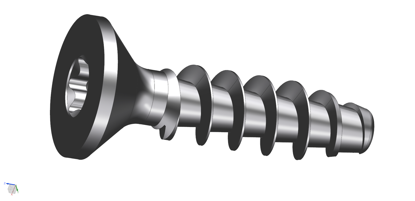 Schriever STS 2,2x10mm Edelstahl Thermoplast-Senkkopfschraube KN1041