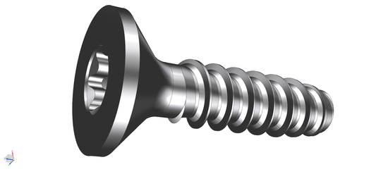 Schriever STSplus 6x19mm Stahl Thermoplast-Senkkopfschraube KN6041